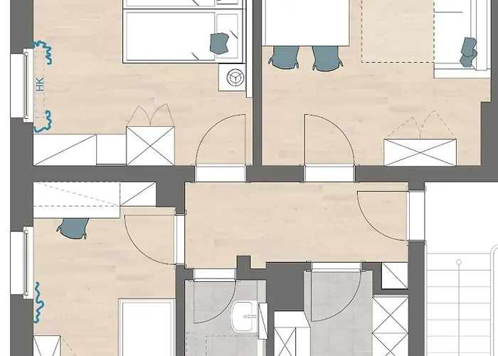 Apartment Gsw Gästewohnungen Karl-marx-straße 42 Guben