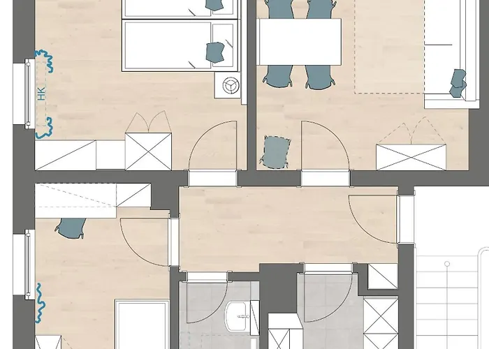 Apartment Gsw Gästewohnungen Karl-marx-straße 42